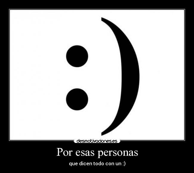 Por esas personas - 