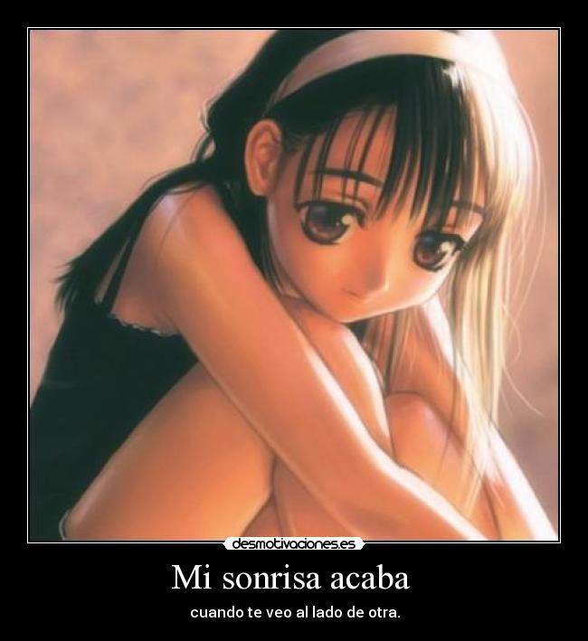 Mi sonrisa acaba  - 