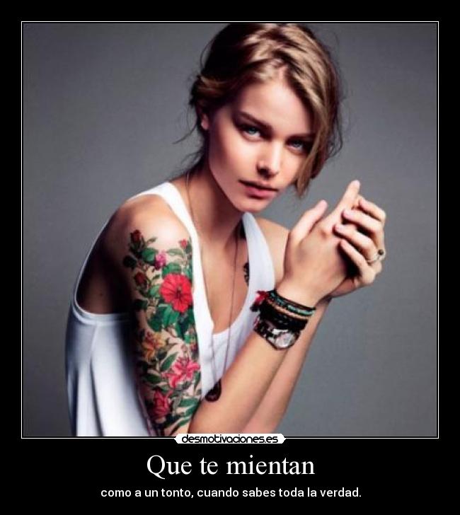 Que te mientan - 