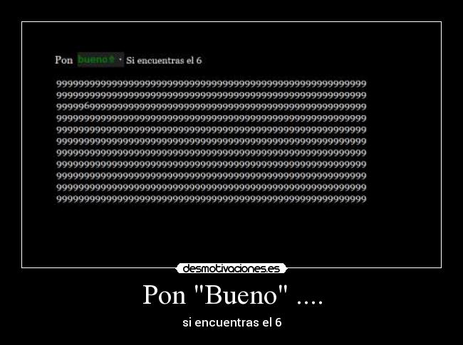 Pon Bueno .... - 