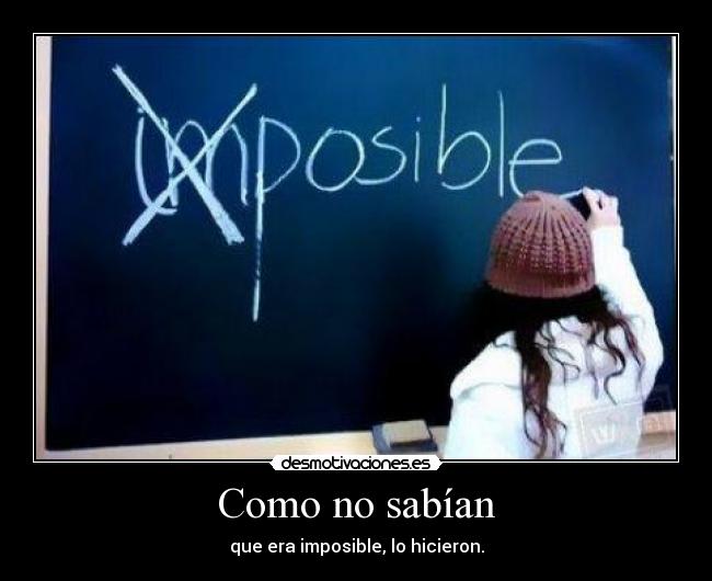 Como no sabían - 