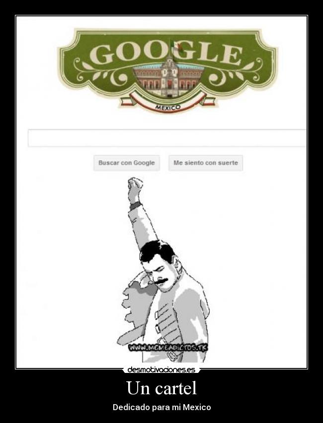 Un cartel - Dedicado para mi Mexico
