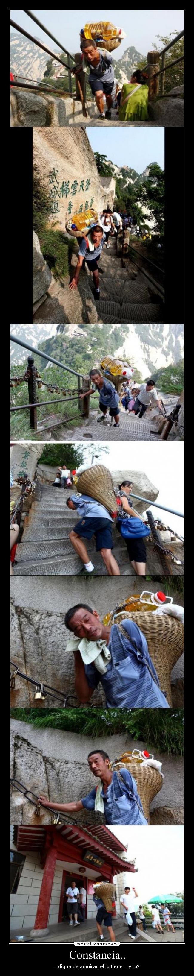 Constancia.. - ... digna de admirar, el lo tiene.... y tu?