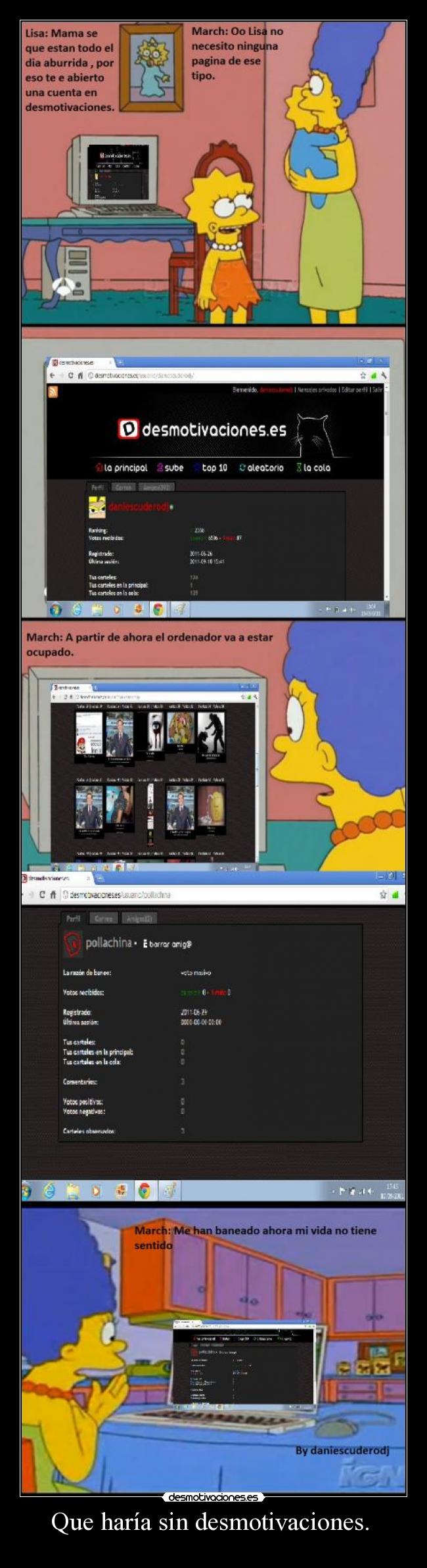 Que haría sin desmotivaciones. -