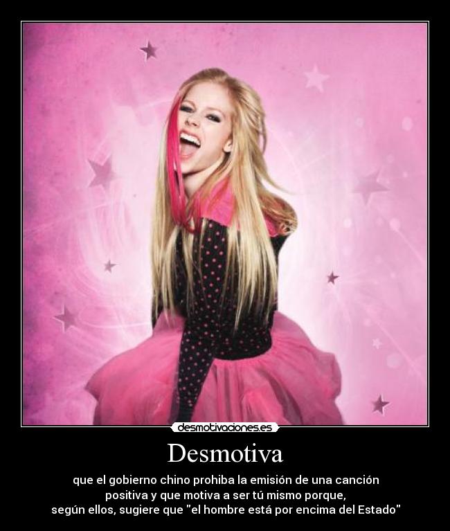 carteles avril lavigne black star desmotivaciones