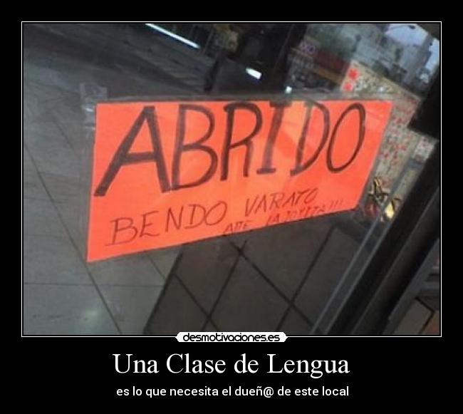 Una Clase de Lengua - 