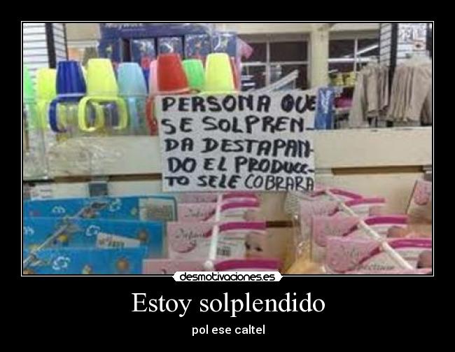 Estoy solplendido - 