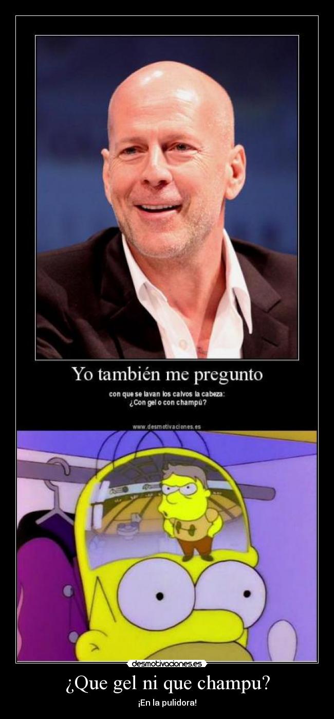 ¿Que gel ni que champu? - ¡En la pulidora!