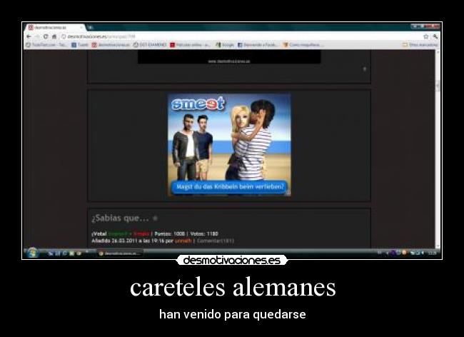 careteles alemanes -