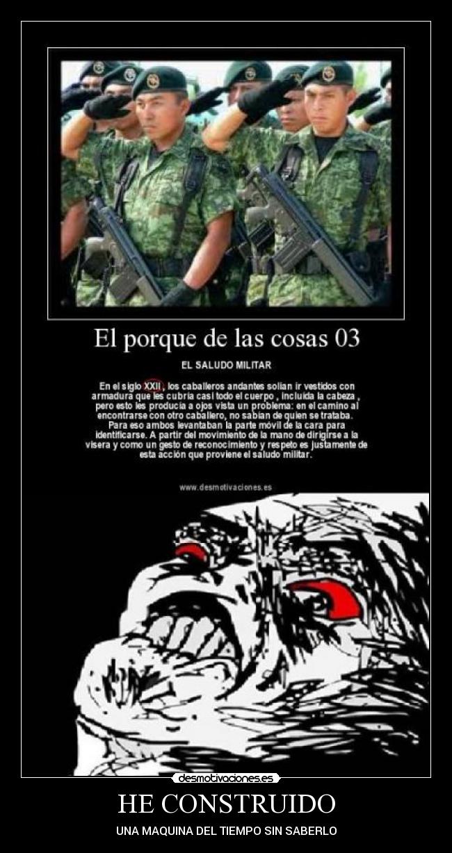 HE CONSTRUIDO - UNA MAQUINA DEL TIEMPO SIN SABERLO