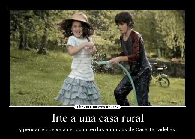 Irte a una casa rural -