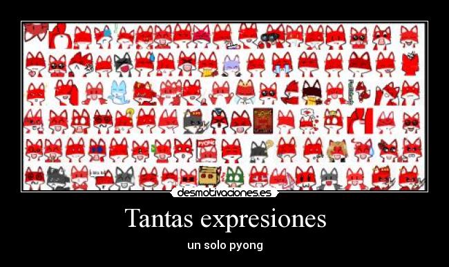 Tantas expresiones - 