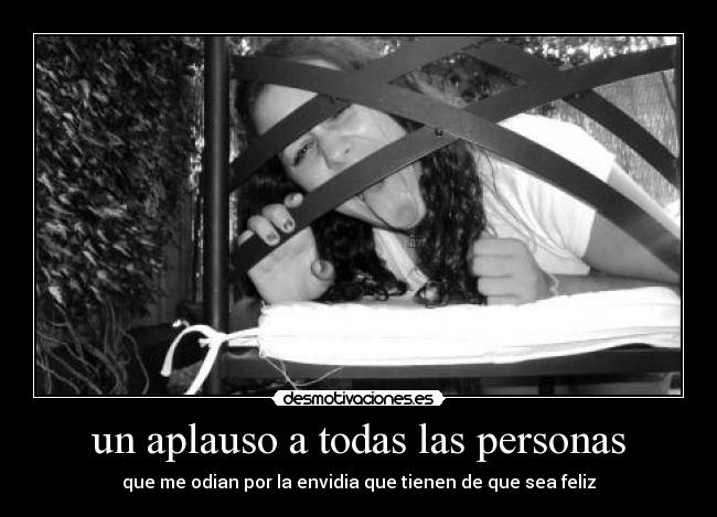 un aplauso a todas las personas -