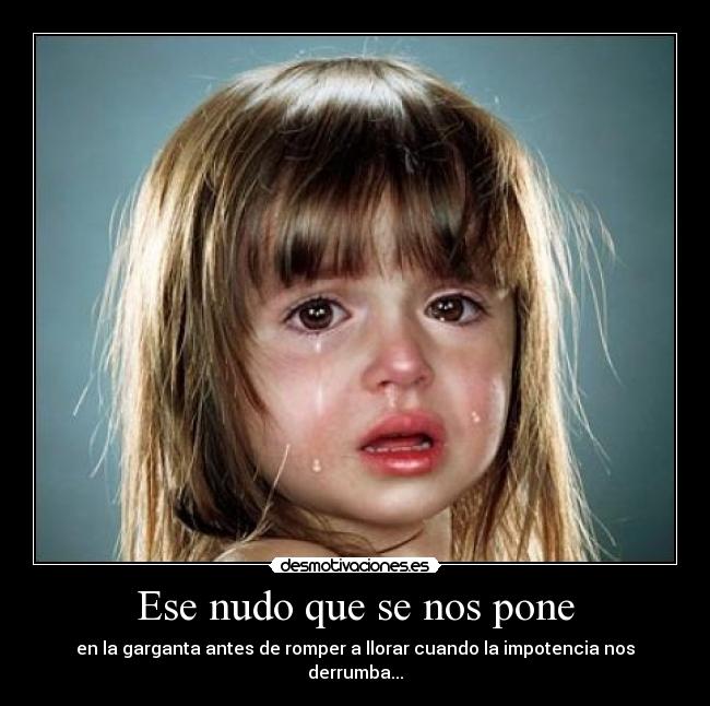 Ese nudo que se nos pone -