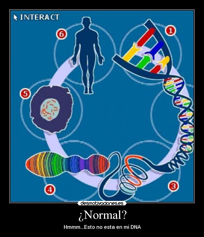 ¿Normal? - Hmmm...Esto no esta en mi DNA