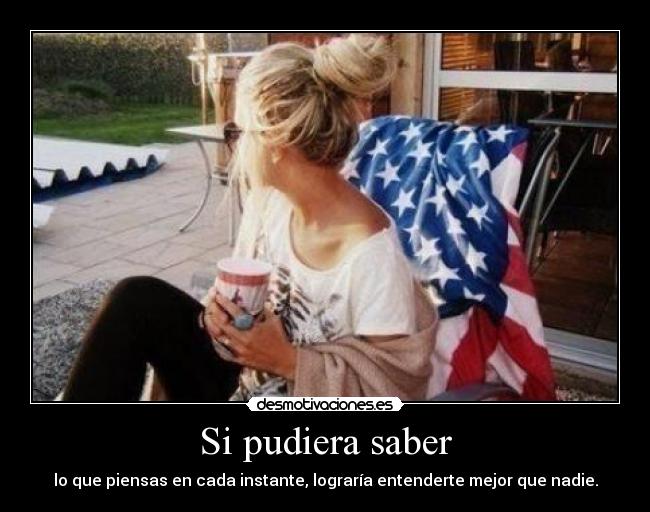 Si pudiera saber - 