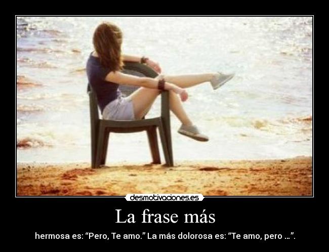 La frase más -