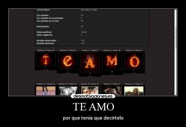 TE AMO - por que tenia que decírtelo