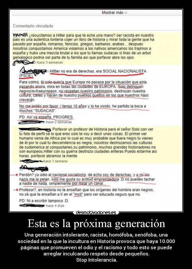 carteles incultura racismo xenofobia homofobia desmotivaciones