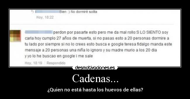 Cadenas... - 