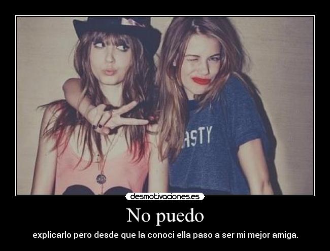 No puedo -