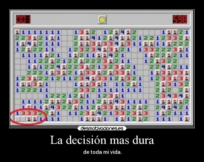 La decisión mas dura - 