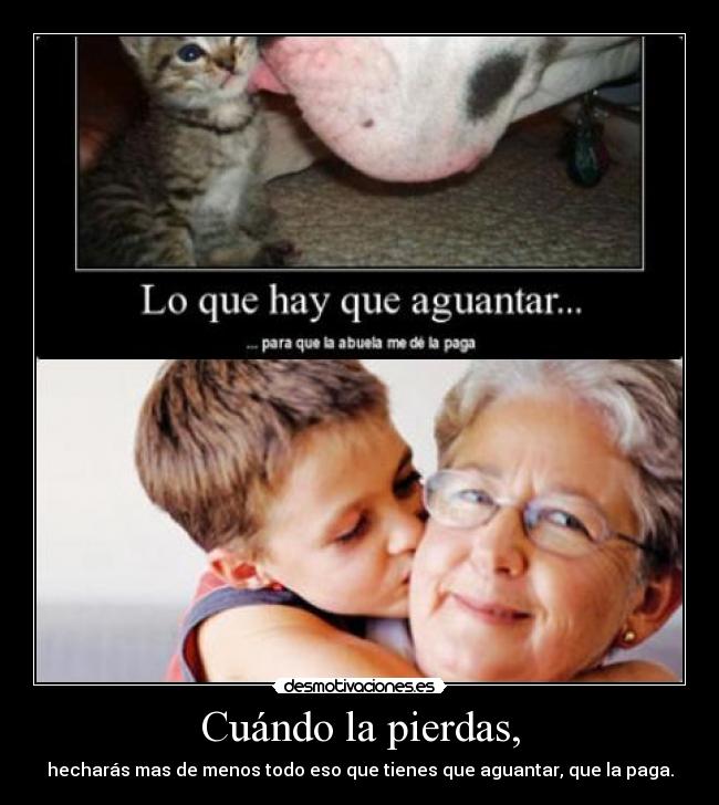 Cuándo la pierdas, - 