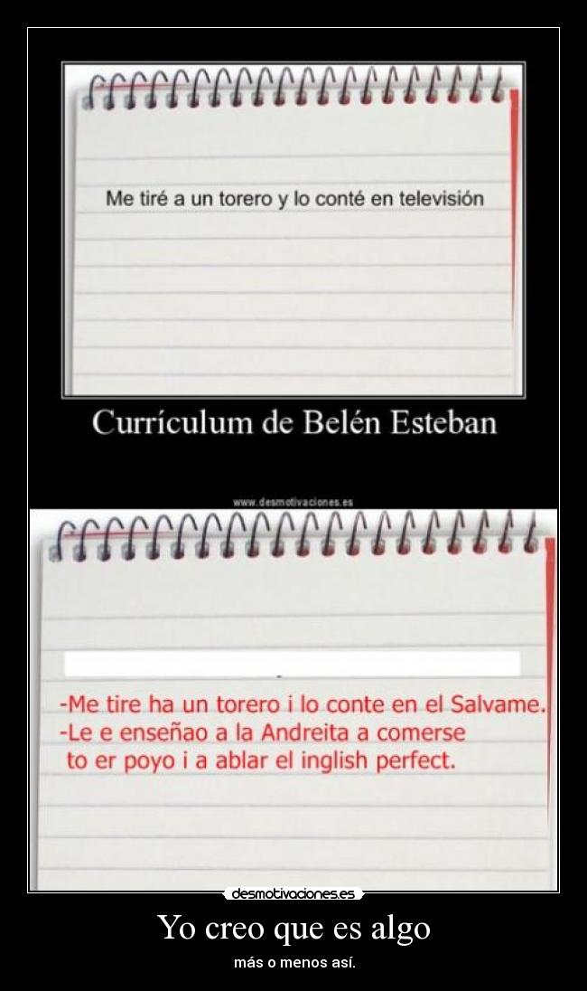 carteles belen esteban desmotivaciones