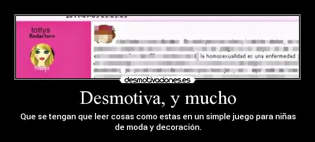 Desmotiva, y mucho - 