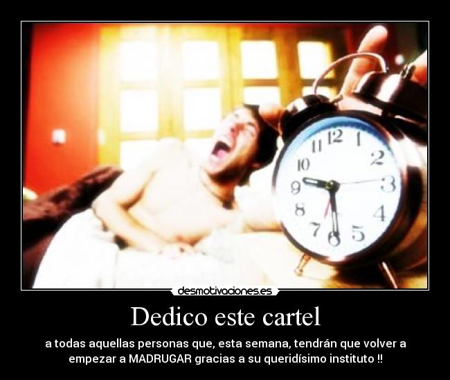 Dedico este cartel - 