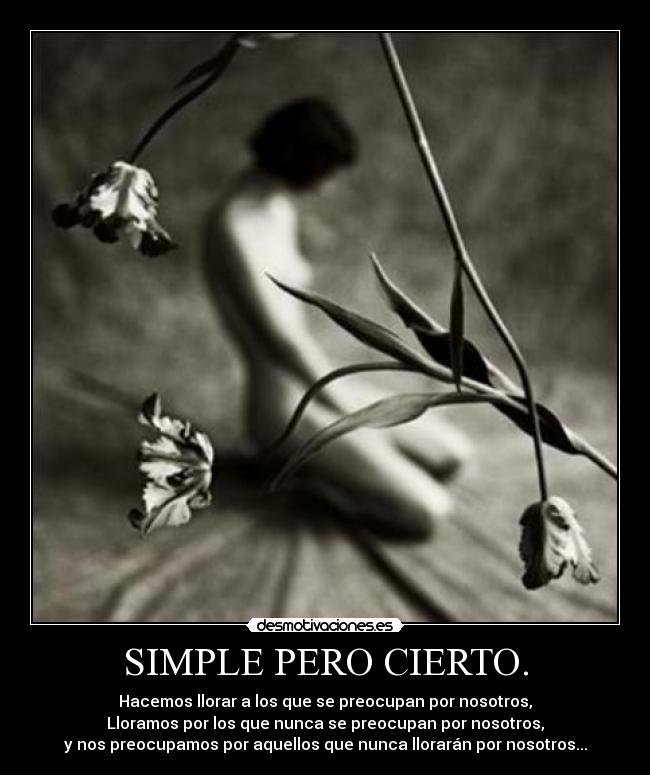 SIMPLE PERO CIERTO. - 