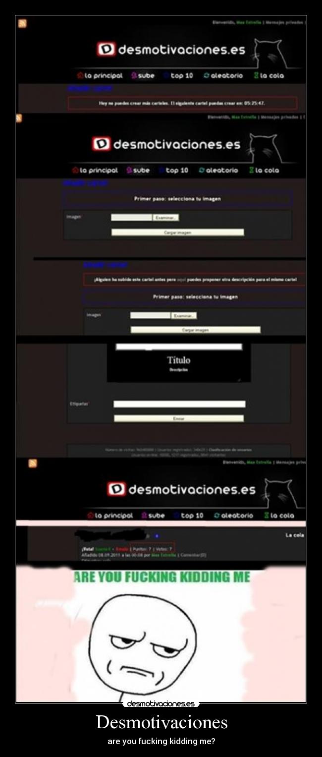 Desmotivaciones - are you fucking kidding me?