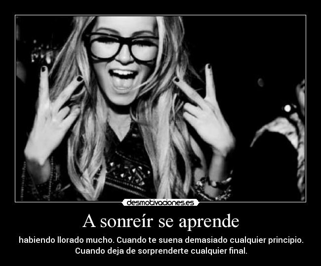 A sonreír se aprende - 