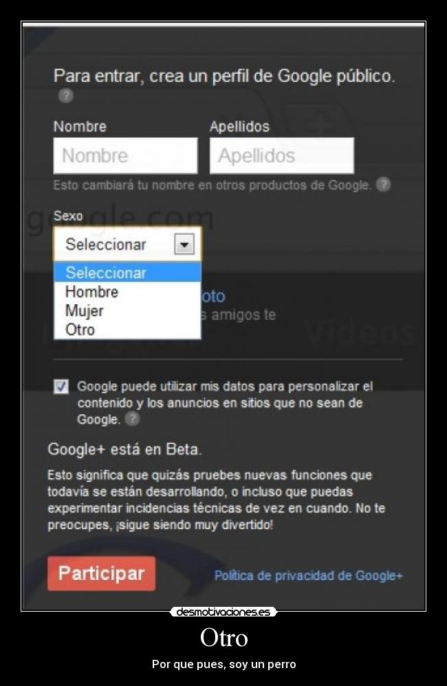 Otro - Por que pues, soy un perro