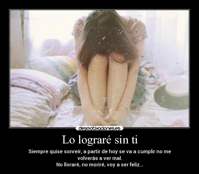 Lo lograré sin ti -