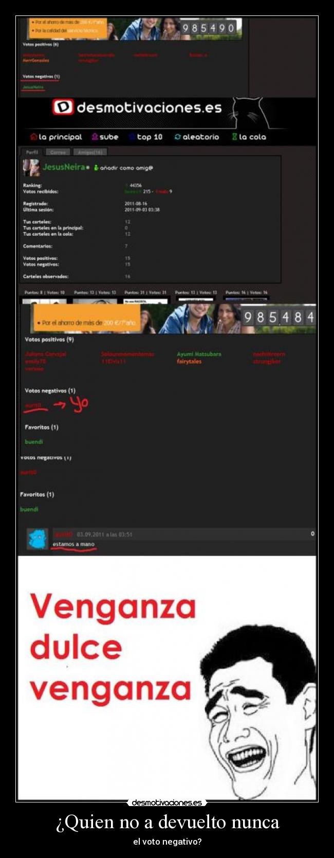 ¿Quien no a devuelto nunca -