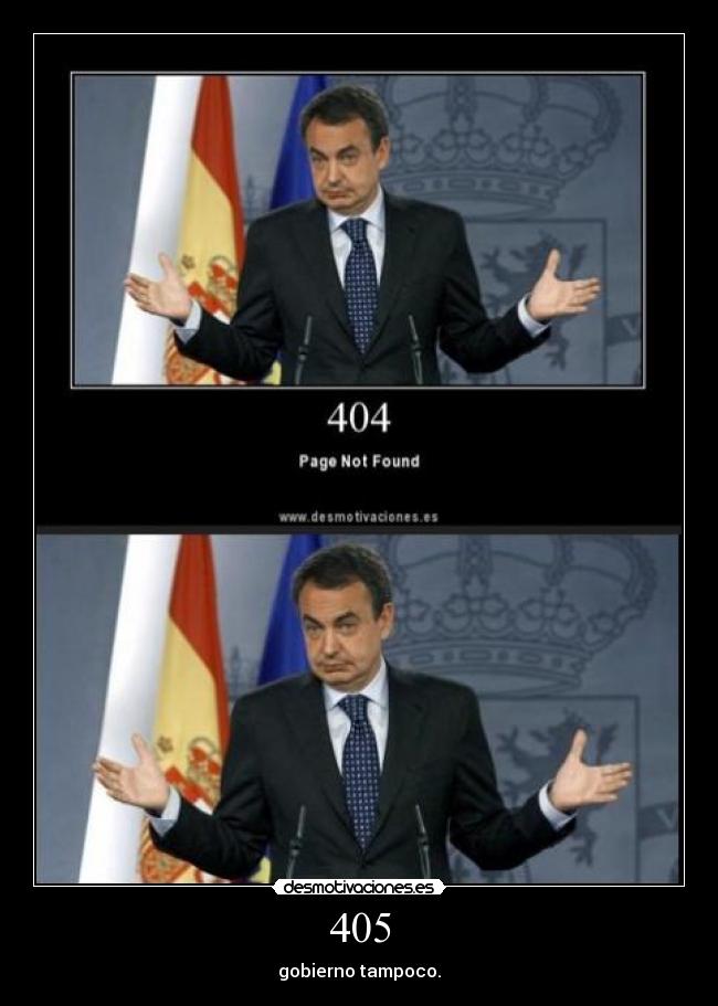 405 - gobierno tampoco.