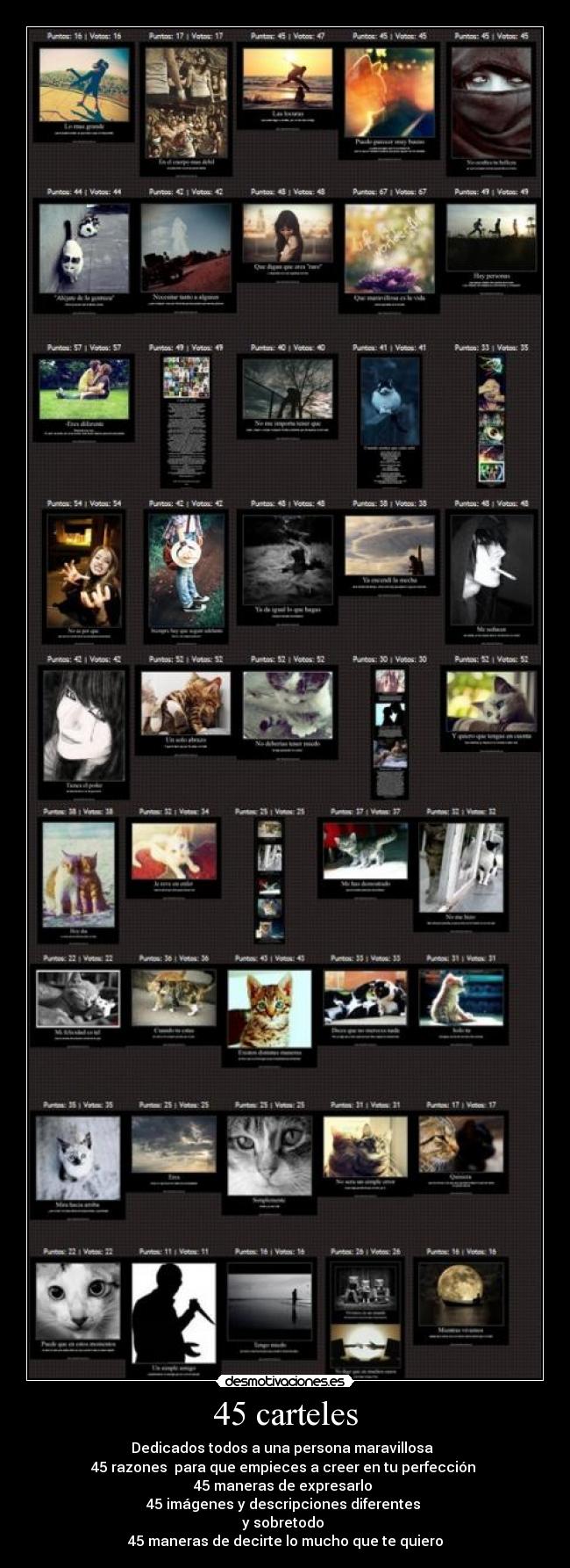 45 carteles - 