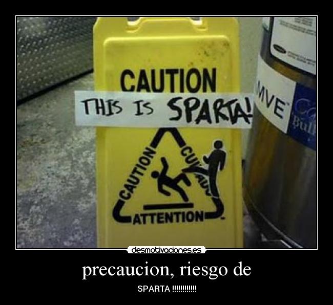 precaucion, riesgo de - 