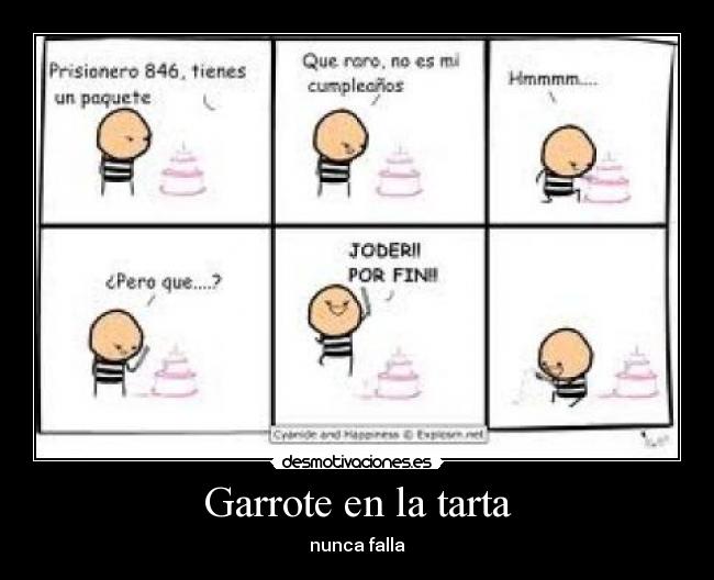 Garrote en la tarta - 