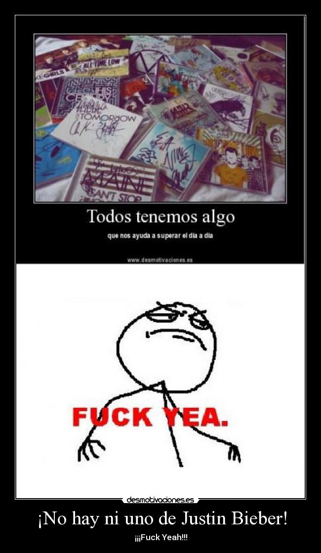 ¡No hay ni uno de Justin Bieber! -