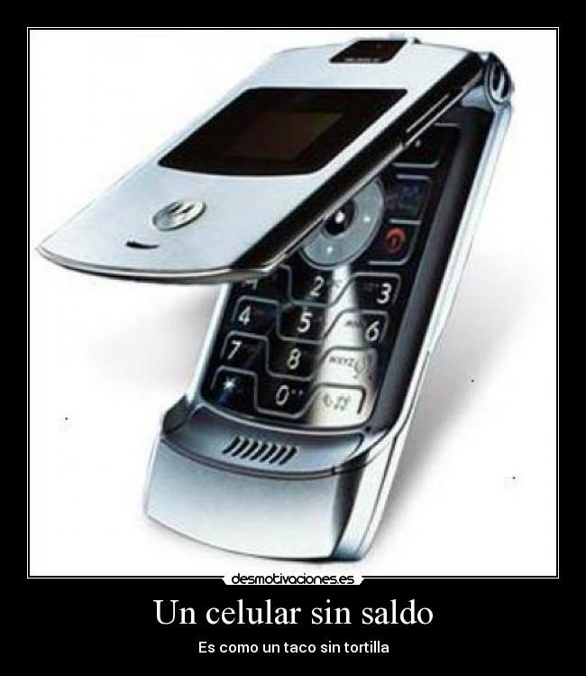 Un celular sin saldo - 