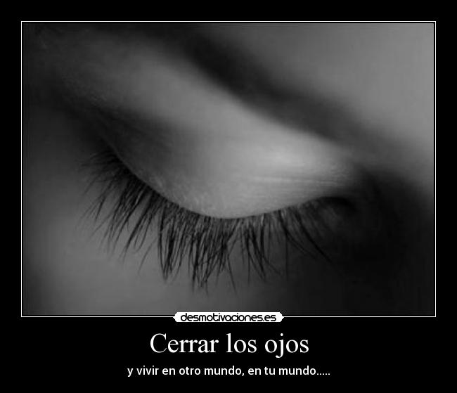 Cerrar los ojos - 