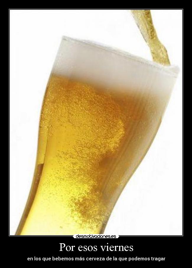 carteles cerveza desmotivaciones