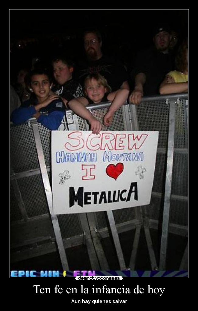 Ten fe en la infancia de hoy - Aun hay quienes salvar