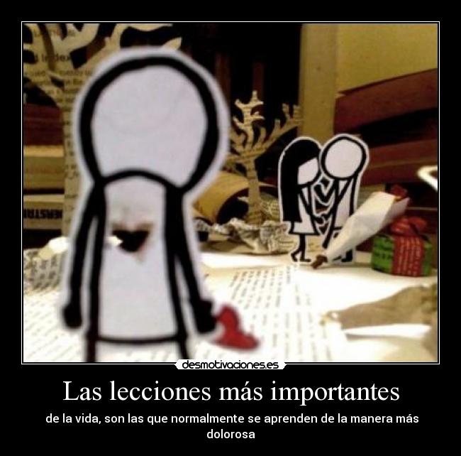 Las lecciones más importantes -