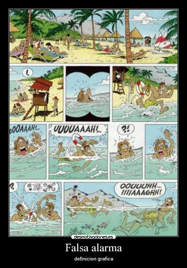 Falsa alarma - definicion grafica