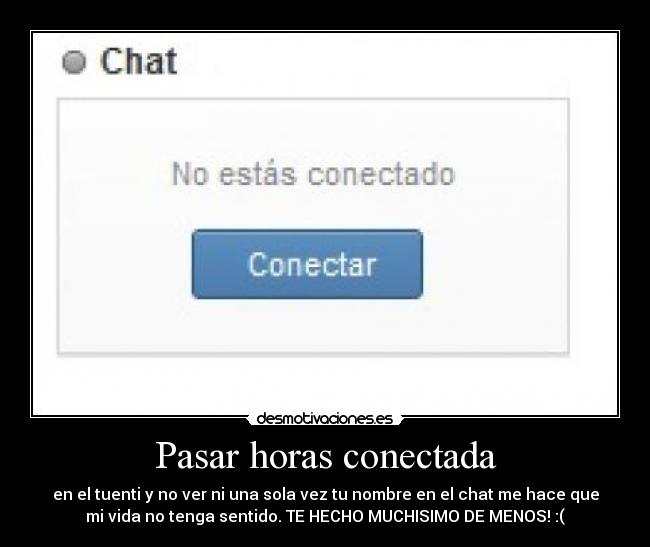 Pasar horas conectada -