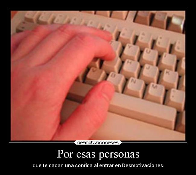 Por esas personas - 