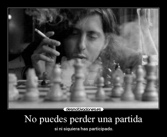 No puedes perder una partida -